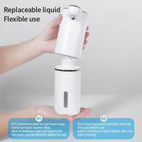Automatiniai putplasčio muilo dozatoriai Vonios išmanioji skalbimo mašina su USB įkrovimu Balta aukštos kokybės ABS medžiaga white