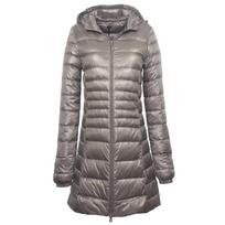 Plus Long Down Jacket Women Winter Ultra Light Down Jacket Women Hooded Down Coat Female Big Size Coats XS gray