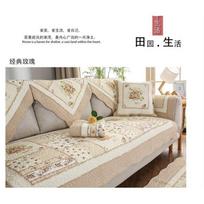 Keturis sezonus universalus sofos čiužinys Parduodamas audinys Paprastas tatamio čiužinys Naujas neslystantis audinys Sofos čiužinys Sofos rankšluostis 70*70cm beige