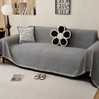 Sofa dangalas Storas Velvettas Sėdynės pagalvėlės užvalkalas Sofa kepurė Energijos Sofa dangalas Visas įtraukimas Visų sezonų Universalus užvalkalas Sofa pagalvėlė 90x90 gray