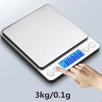 3KG/0,1g nešiojamos skaitmeninės virtuvės maisto dietos svarstyklės Pašto biuro tikslios svėrimo svarstyklės virtuvės įrankis brown