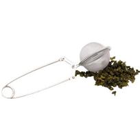 Arbatos infuzinis tinklelis arbatos rutulinis infuzinis arbatos sietelio filtras su rankena nerūdijančio plieno arbatos tinkleliu sidabras