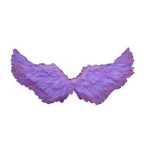 Vaikų angelų sparnai mergaičių princesės kostiumas, reguliuojamas plunksnų fėjos sparnai, cosplay scenos spektaklio rekvizitas Helovino vakarėliams purple