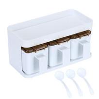 Seasoning Container Waterproof Plastic Keep Tidy 3 geltona