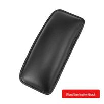 Car knee pads for leg support and comfort while driving, designed for the car door center control area. white