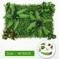 1 vnt. dirbtinių gyvatvorių plokštės 40 * 60 cm Greenery Ivy Privatumo tvora Apsauginė siena Fono dekoras Namų sodo lauko sienų apdaila