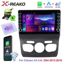 Android  Auto Carplay For Citroen C4 C4L DS4 2013 - 2017 Autoradio lettore Video multimediale navigazione GPS 4G 8Core WIFI IPS 8 core 4GB+64GB