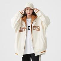 Jacket men's spring and autumn Hong Kong fashion brand casual jacket loose Korean style trendy baseball uniform couple wear cardigan jacket S
