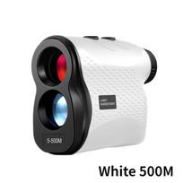 500M/600M/900M Nešiojamas rankinis lazerinis atstumo matuoklis Golfo Didelio tikslumo teleskopas 【1】Range 500M balta