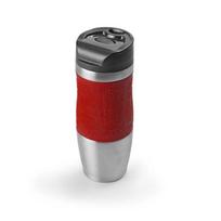 Mug isotherme - IBILI - 799904R - 400 ml - Rouge - Inox et plastique sans BPA raudona