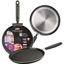 Crêpière en aluminium anti-adhérent - IBILI - Inducta - Noir - 26 cm - Tous feux dont induction