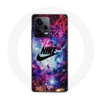 Coque Maniacase pour Xiaomi Redmi Note 12 Pro 5G nike logo noir stylé Rose Vif Violet Bleu