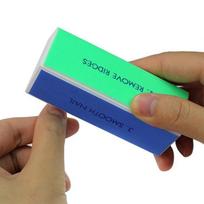 1Pcs Lime à Ongles Professionnelle 4 Face Bloc Polissoir Ponçage Sponge Polissage Nails Art Tool