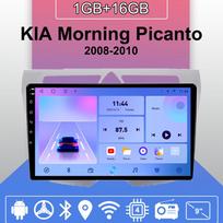 Android Carplay Automobilio Radijas KIA Morning Picanto 2008-2010 Multimedia Grotuvas Galvos Vienetas Stereo GPS Navigacija BT WIFI 2+32GB 1+16GB white