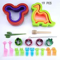 19/21pcs Stainless steel bread cutter, multi-shape cake mold, kitchen baking set 19PCS