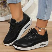 Fashion 2024 New Color Matching Breathable Sports Shoes for Women Purple Tennis Women's Shoes Autumn Comfortable Women's Sports Shoes 36 juoda