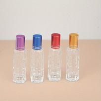 4 vnt 10 ml eterinio aliejaus ritininis buteliukas, pripildomas kvepalų buteliukas, stiklinis ritininis eterinio aliejaus butelis, kosmetikos talpykla 4pcs