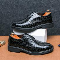 Madingi buvę odiniai batai vyrams Suvarstomi Oxfords Vestuvių vakarėliui Batai vyriškai Suknelei Vestuviniai Batai Zapatos Para Hombre De Vestir 6.5 juoda