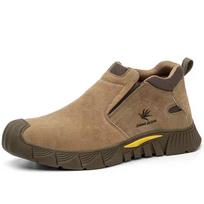 Fashion Electric welding labor protection shoes men summer wear safety anti-smashing anti-puncture site work boots shoes D305 36 kupranugaris