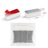 Tualeto sėdynės apsauginės pagalvėlės vonios kambario aksesuarai buferis smūgiams atsparios atsarginės pagalvėlės stiprus lipnus tualeto sėdynė 4PCS