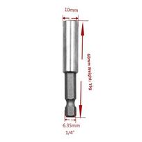 1/4  magnetinė elektrinė atsuktuvo galvutė ir greitas adapteris su 6,35 mm ilgintuvu 1/4X60mm