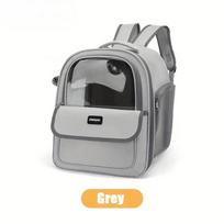 Pet 1PC  Backpack Outdoor Large Cat Backpack Transparent Capsule Breathable Carrying Bag Backpack Cat And Dog Supplies pilka spalva