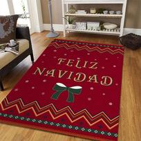 Christmas Large Area Rugs Non Slip Flannel Carpets for Home Living Room Bedroom Bathroom Decor Mat Machine Washable Floor Mats 40X60cm-16x24in