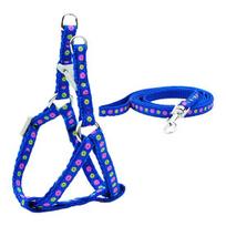 Dog Vest Harness Delicate Stitching Anti-Pull Floral Pet Dog Medium Large Lead geltona
