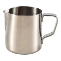 Milk Jug Milk Pitcher Stainless Steel Milk Bowls For Milk Frother Craft Coffee Latte Milk Frothing Pitcher Latte Art (200ml) CHINA black