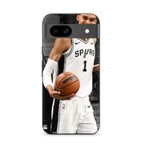 Case - MANIACASE - Google Pixel 8a - Victor Wembanyama - Black - Soft juoda