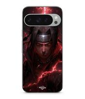 Case - MANIACASE - Google Pixel 9 Pro - Itachi Uchiha anime - Soft silicone - 3D fanart juoda