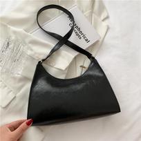 Fashion Exquisite Shopping Bag Retro Casual Women's Totes Shoulder Bags Female Leather Solid Color Chain Handbags for Women 25.5x7.5x19cm gray