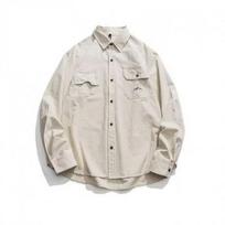 2024 Retro Shirt Men's Summer Wear Hong Kong Style Student Loose Niche Design Fun New Men's Shirt Outer Wear M abrikosas