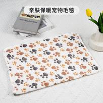 Coral Fleece Pet Mat Thick Sleeping Mat Cat and Dog Blanket Suitable for Puppies, Kittens, Pet Dogs Carpet M(76x52cm)