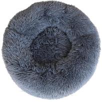 Warm Pet Supplies Tarp Cat Litter Grey Pet Litter Winter Round Plush Dog Litter 40cm