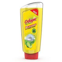 DABUR Odopic Dishwash Creme Lime - 750Ml For Sensitive Hands Fresh Fragrance Powerful Grease Cleaner Removes Toughest Stains 50% Less Scrubbing