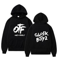 OTF Letter Print Hoodies Unisex Gothic Casual Unisexga Graphic Vintage/retro Unisex/women Four Seasons Polyester Fleece Sweatshirts 4XL pink