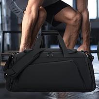 Travel Duffle Bag Gym Duffel Adjustable Shoulder Strap Business Trip with Trolley Sleeve