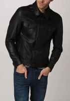 New Pure Leather Lambskin Classic Formal Casual Men Stylish Black Shirt Handmade S juoda