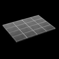 Shelf Divider for Display Case, Sturdy Storage Tray Partition Board Movable Plate