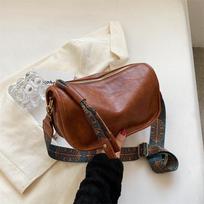 Senovinis pečių krepšys moterims PU odinis pagalvės krepšys Prabangus Style Crossbody Krepšys Moterų krepšys Moterų rankinė 27x10x16cm ruda
