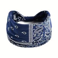 „Boho“ galvos juostos plačių mazgų plaukų šalikas gėlėmis margintas plaukų juostelė Elastingas turbanas galvos apvyniojimas, tamprios galvos juostos Bandana Madingi plaukų aksesuarai moterims