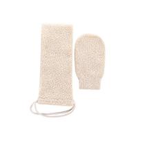 Double-sided Bath Towel Two-piece Set Bath Towel Rub Mud And Decontamination Household Hemp Bath Gloves Wipe Back Pull Back Strip One Size