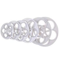 ADM 6Pcs Fondant Cake Sugarcraft Rose Flower Cookie Mould Gum Paste Cutter Tool