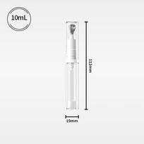 5/10 ml Tuščias kosmetinis indelis paakių kremui, masažui, eteriniams aliejams, papildomas buteliukas, lūpų balzamas, metalinis viršus, minkštas tūbelis as the picture white