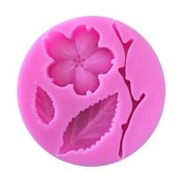 Silicone Plum Fondant Cake Blossom Mold DIY Mould Chocolate Clay Decorating Tool ADM