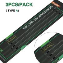 3pcs/pack 15cm/35lb Carp Fishing Line Crimped Booms Section For Carp Fishing Hair Rigs Fishing  Terminal Tackle Accessories
