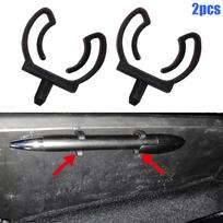 2Pcs For Kia Ceed SW 1G 2G 3G 2006 2007 2008 2009 2010 2011 2012 2013 - 2024 Lock Pencil Tray Clips Rivet Black New