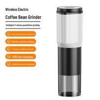 Nešiojamas kavos ir žolelių malūnėlis - buitinis grūdų smulkintuvas 002 Electric Coffee Grinder Light Luxury