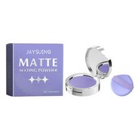 Lavende Oil Control Powder, Paired With A Puff, Provides Silky And Long-Lasting Oil Control, Creating Smooth Skin One Size violetinė